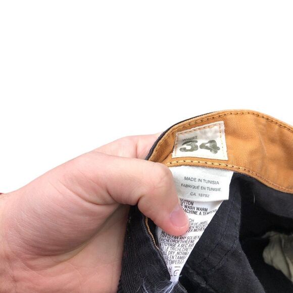 RARE Timberland Corduroy Pants Size 34 Black - Picture 9 of 9